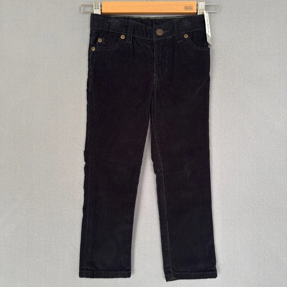 Carter's Toddler Boy Corduroy Straight 5-pocket Pants Black Size 4T